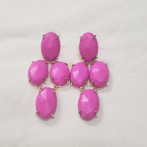 Steph pink magenta earrings kendra scott